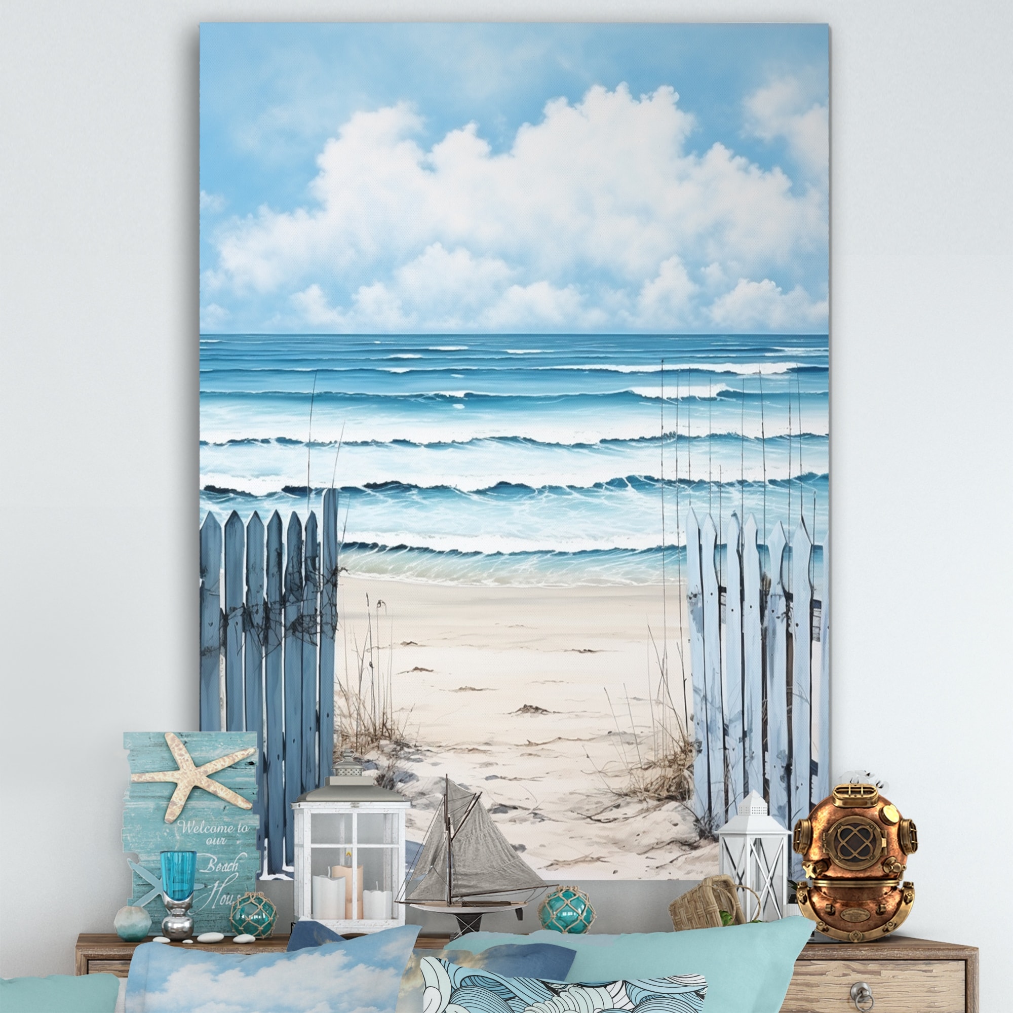 Large Beach Canvas Art Bed Bath & Beyond — free download